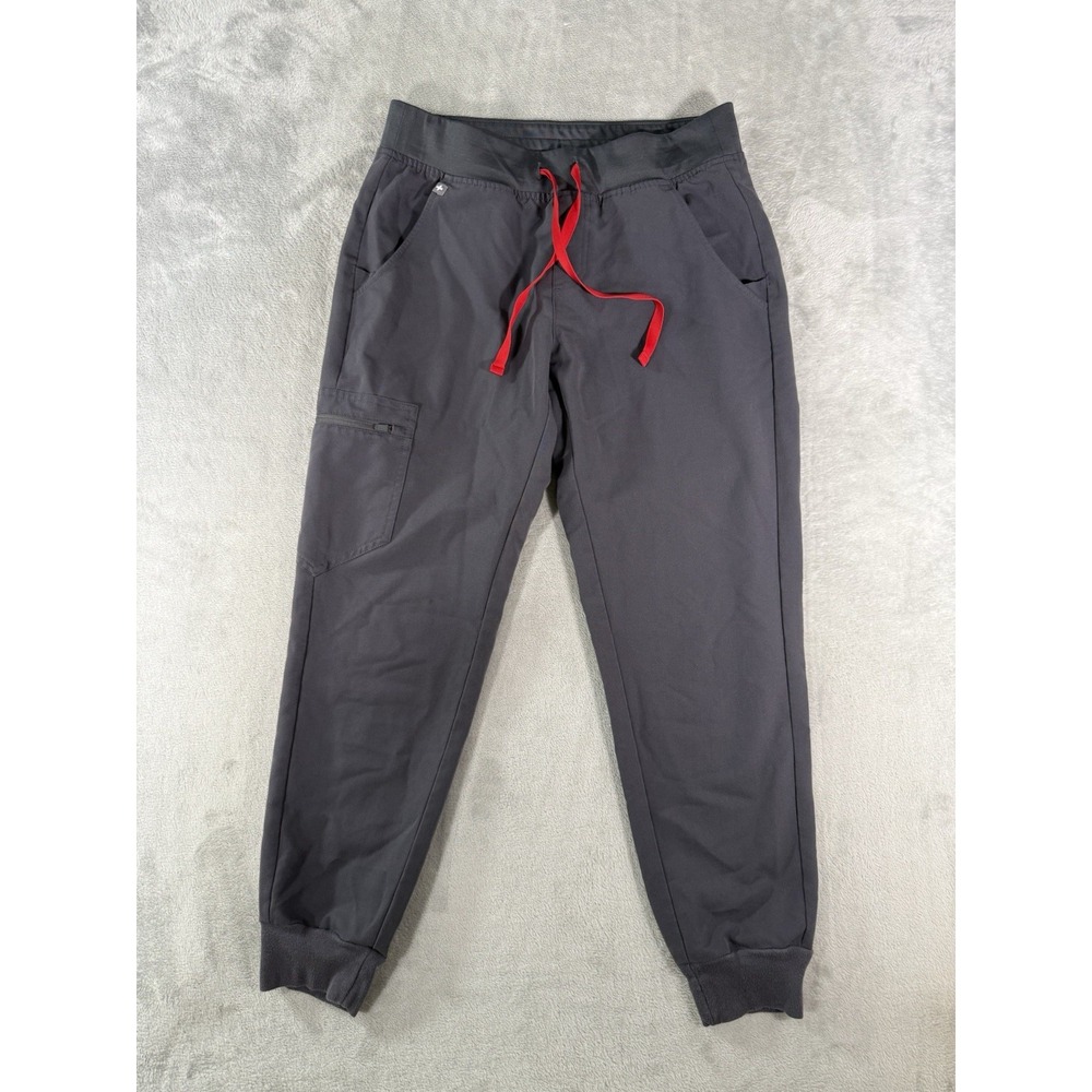FIGS Zamora Jogger Scrub Pants Womens Small Grey Healthcare Uniform